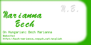 marianna bech business card